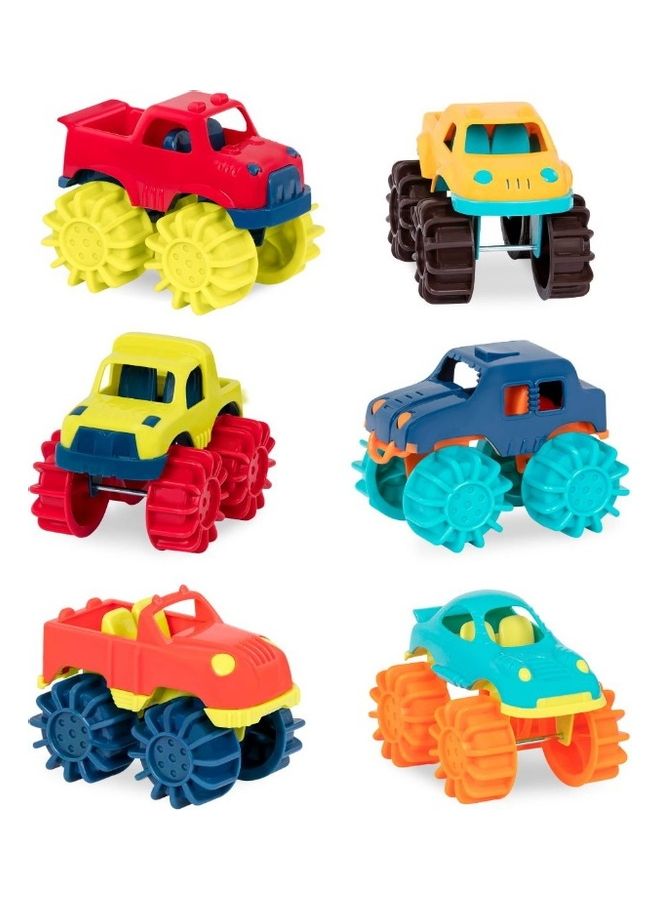 B. Toys 6-Piece Mini Monster Trucks Multicolour 