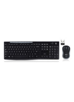 Logitech Wireless Keyboard And Mouse Set Black  - Image 1