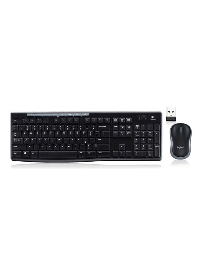 Logitech Wireless Keyboard And Mouse Set Black - Image 1