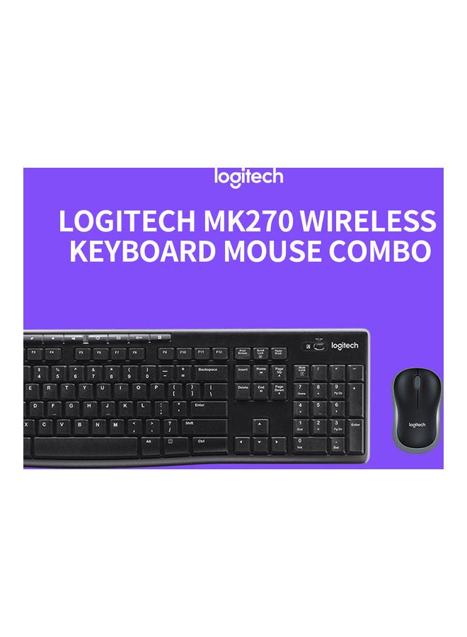 Logitech Wireless Keyboard And Mouse Set Black - Image 5