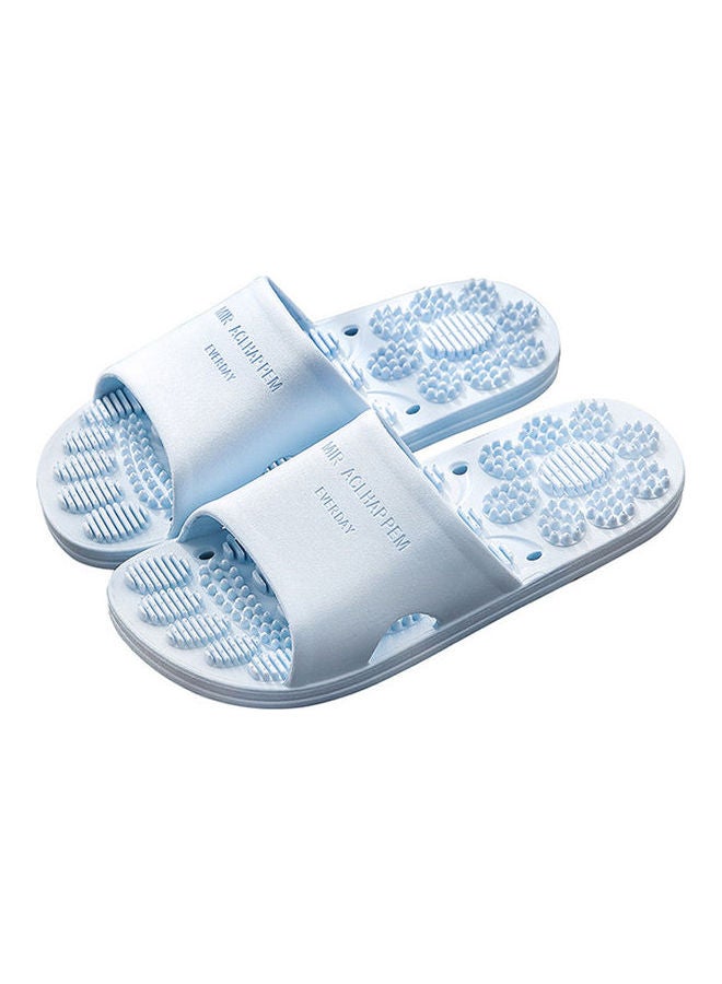 Anti-skid Massage Summer Slippers Light Blue 