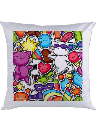 Printed Cushion Multicolour 40x40cm - v1622750331/N47961630A_1