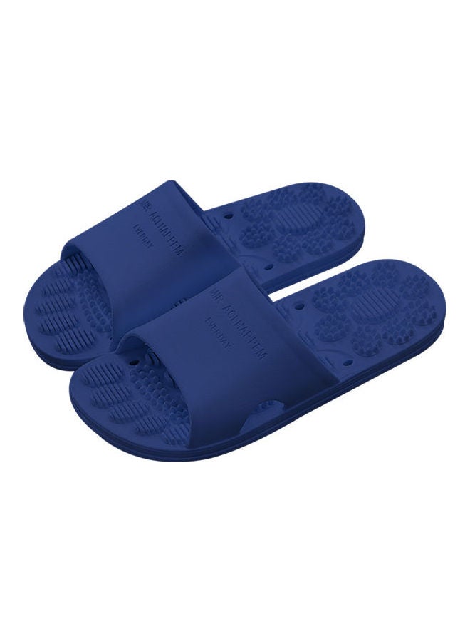 Anti-skid Massage Summer Slippers Navy Blue