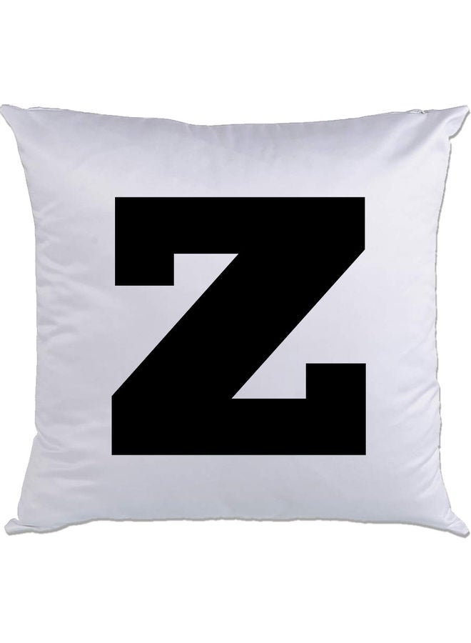 AMC DESIGN Z Printed Cushion White/Black 40x40cm 