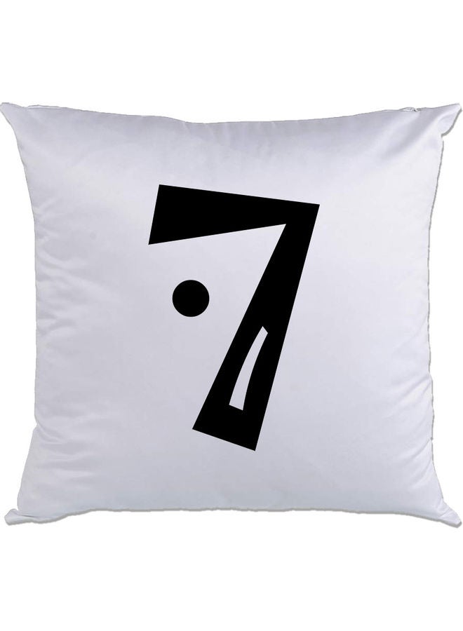 AMC DESIGN 7 Printed Cushion White/Black 