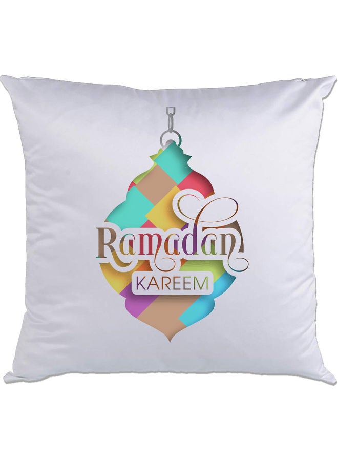 AMC DESIGN Ramadan Kareem Printed Cushion White/Brown/Yellow 40x40cm 