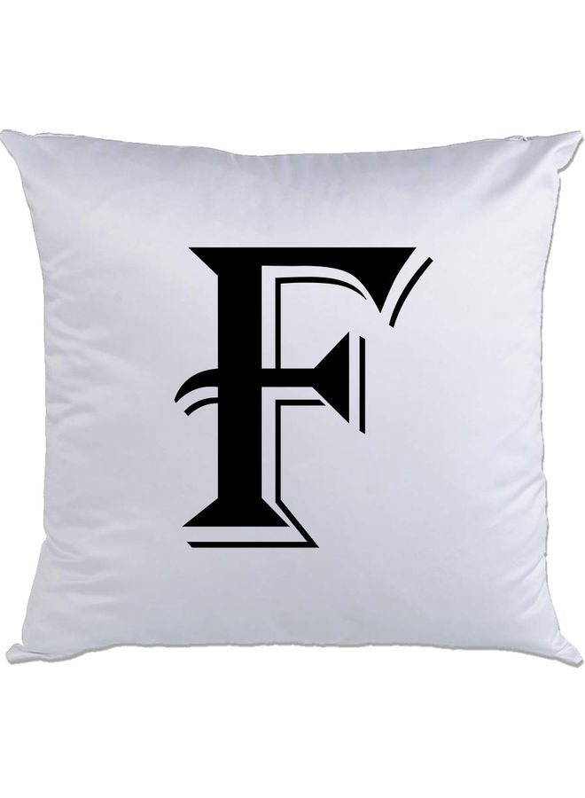AMC DESIGN F-Printed Decorative Pillow White/Black 40 x 40cm 