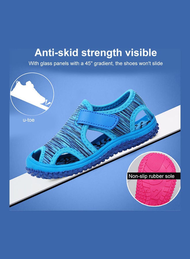 Generic Closed Toe Flat Sandals Camouflage Blue  - Image 3