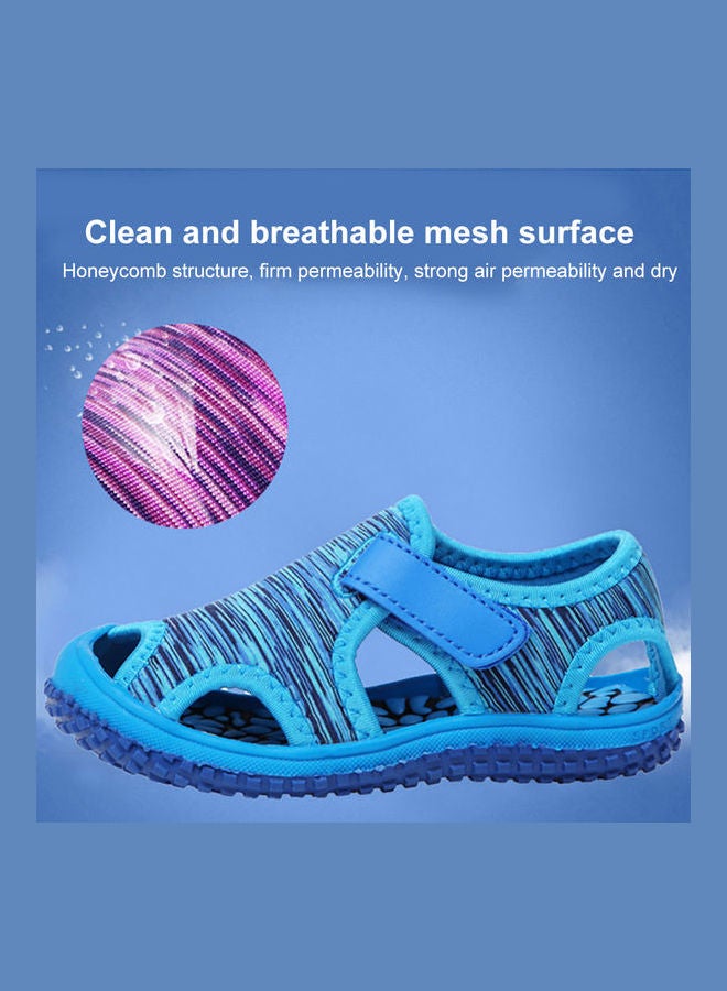 Generic Closed Toe Flat Sandals Camouflage Blue  - Image 2