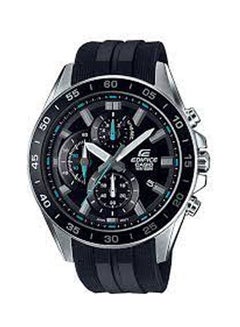 Men's Leather Chronograph Wrist Watch For Men EFV-550P-1A