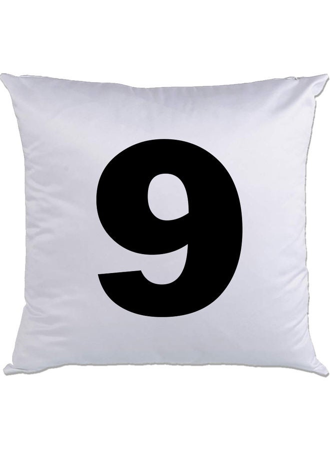 AMC DESIGN 9 Printed Cushion White/Black 40x40cm