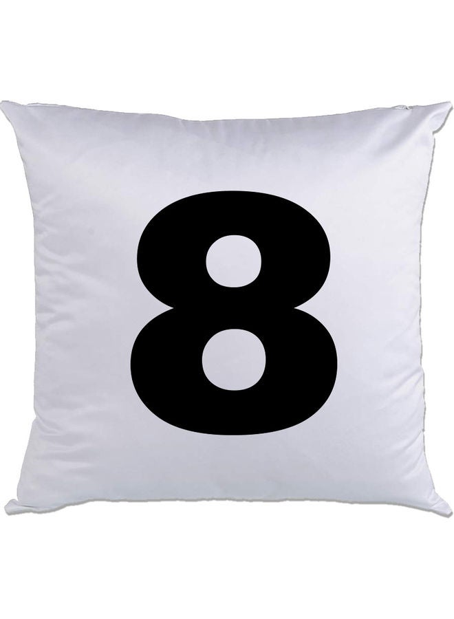 AMC DESIGN 8 Printed Cushion White/Black 40x40cm 