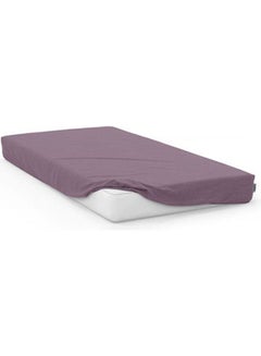 Comfort Fashion 150 Tc Cotton Fitted Bed Sheet Cotton Purple 100x200cm 