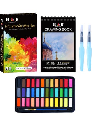 36-Piece Watercolour Paint Set Multicolour - v1622752682/N47962853A_1