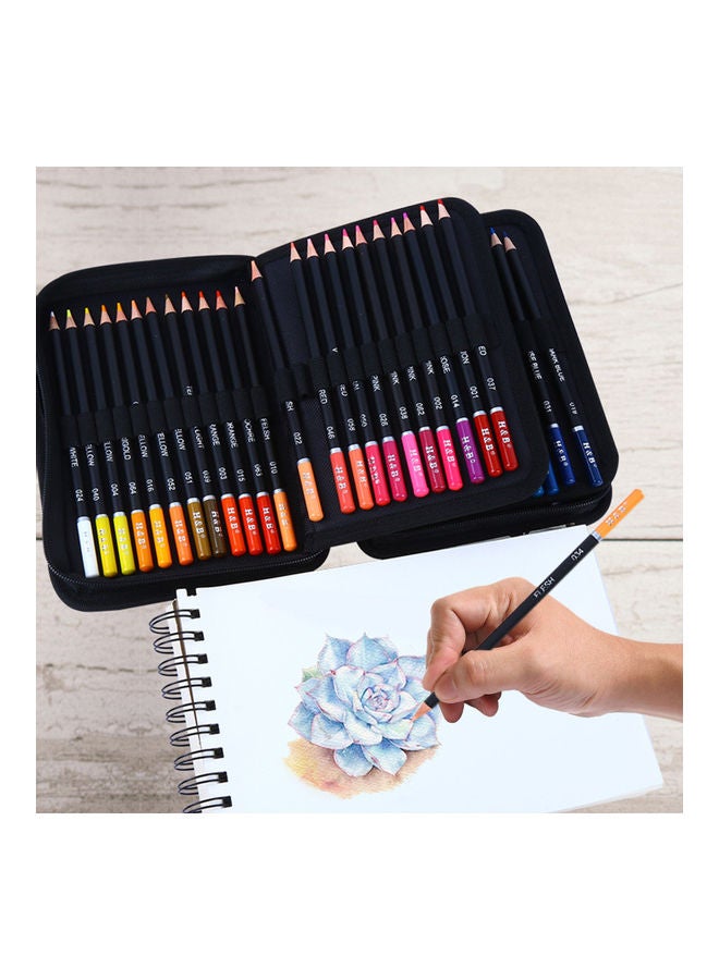 H&B 72-Piece Oil Painting Pencil Stick Art Set Multicolour  - Image 5