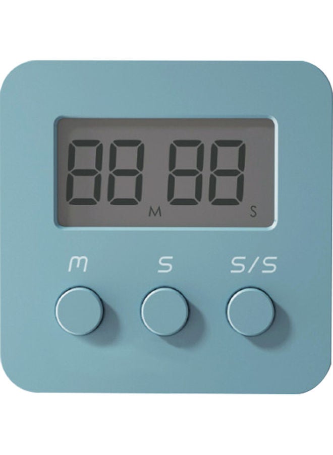 Generic Mini Electronic Timer Clock Blue 