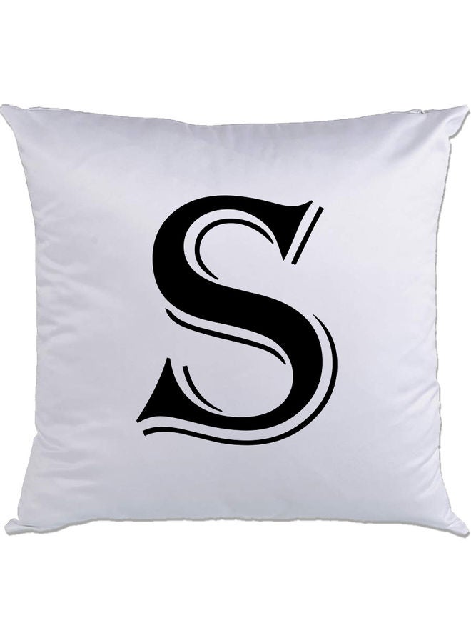 AMC DESIGN S Printed Cushion White/Black 40x40cm 
