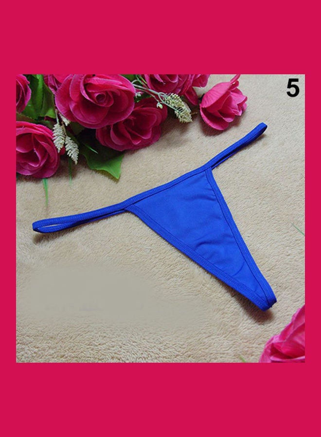 Generic - Solid Thong Blue - Image 1
