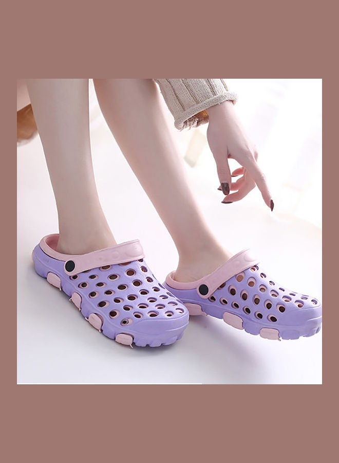 Multi Holes Anti-skid Outdoor Beach Sandals Blue - Image 2