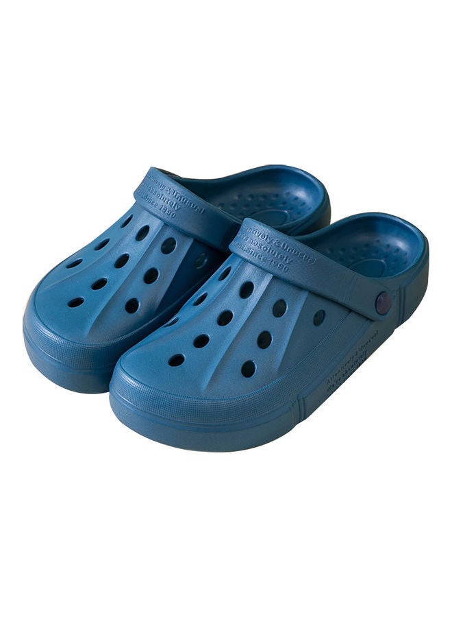Closed Toe Multi Holes Non Slip Sandals Ocean Blue