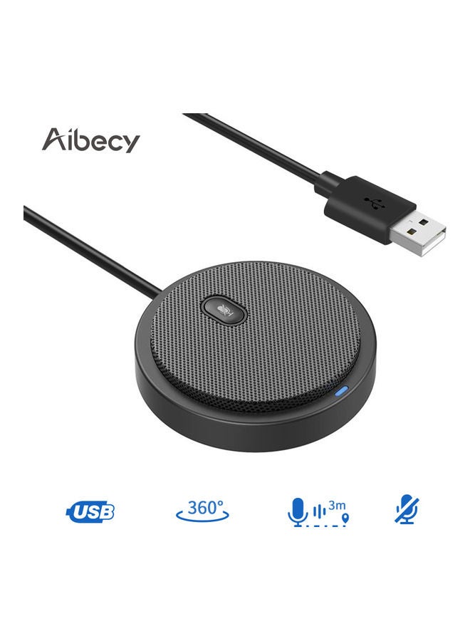 أيبيسي ميكروفون مؤتمرات بمنفذ USB أسود - Image 5