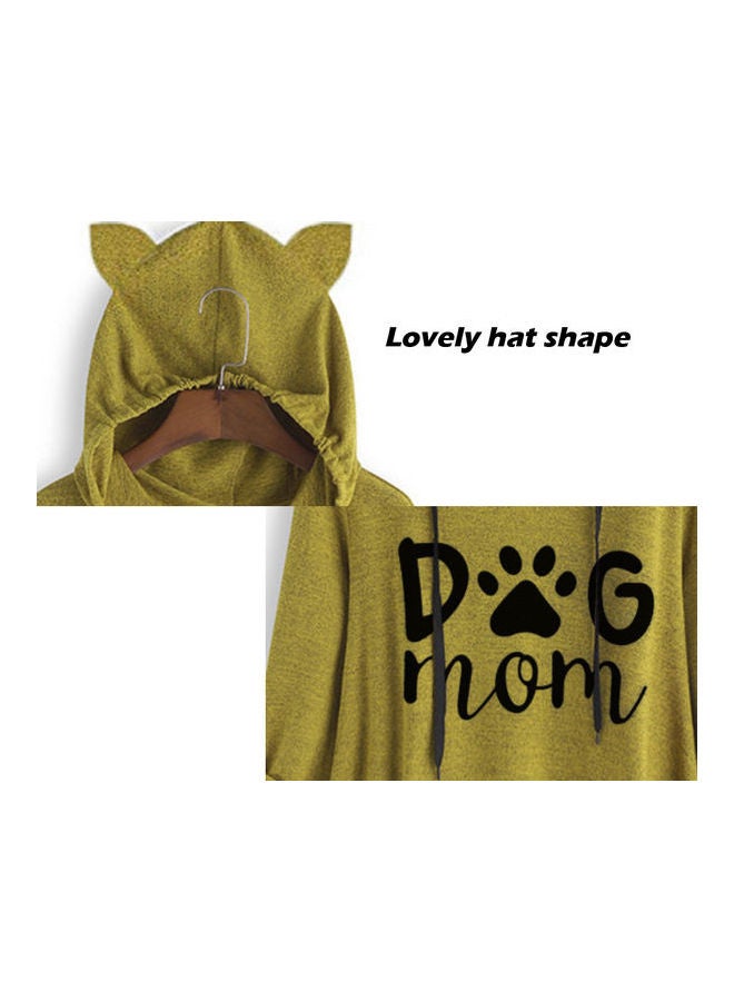 OUTAD Comfortable Hooded Neck Pullover Green  - Image 3