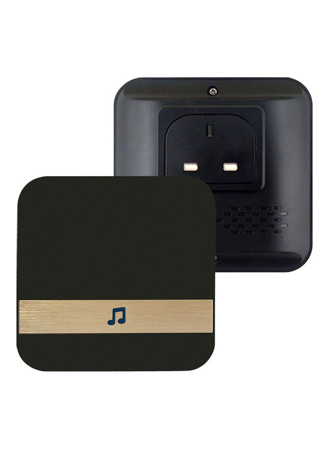 Wireless Smart Video Doorbell Black/Gold - Image 1