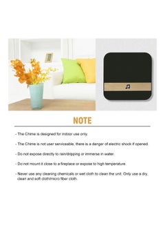 Generic Wireless Smart Video Doorbell Black/Gold  - Image 2