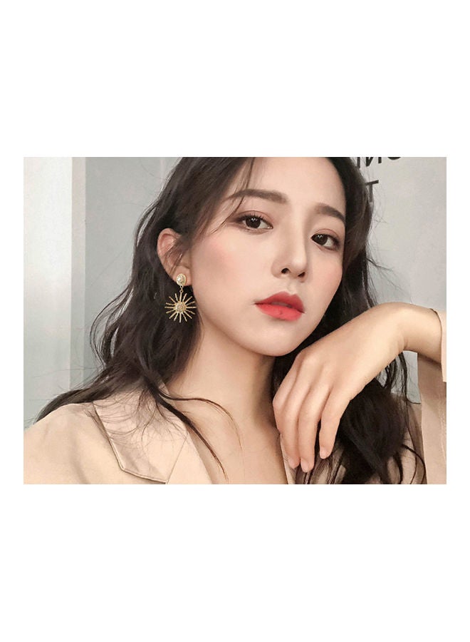 جاي.جاي هاند ميد أقراط بتصميم بوهيمي مرصعة بأحجار الراين واللؤلؤ - Image 4