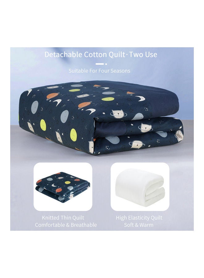 انسولار بطانية أطفال من القطن مزينة بطبعات - Image 2