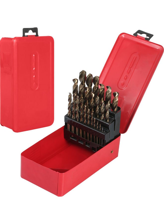 Generic 25-Piece High-Speed Steel Drill Bit Grey  - Image 1
