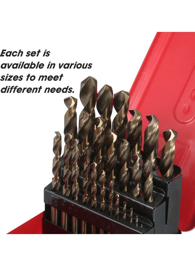 Generic 25-Piece High-Speed Steel Drill Bit Grey  - Image 3
