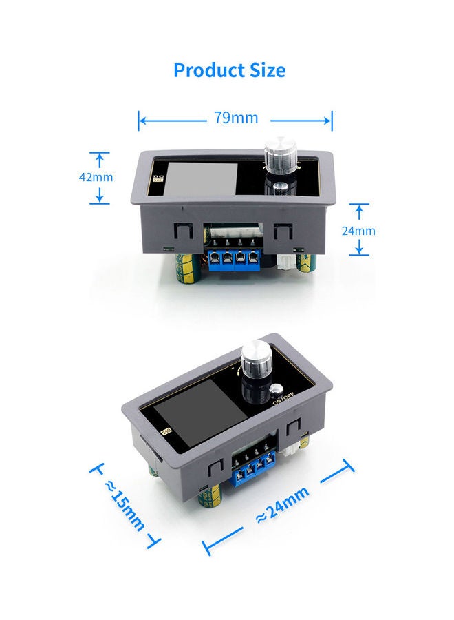 Power Supply Voltmeter Black/Grey - Image 3