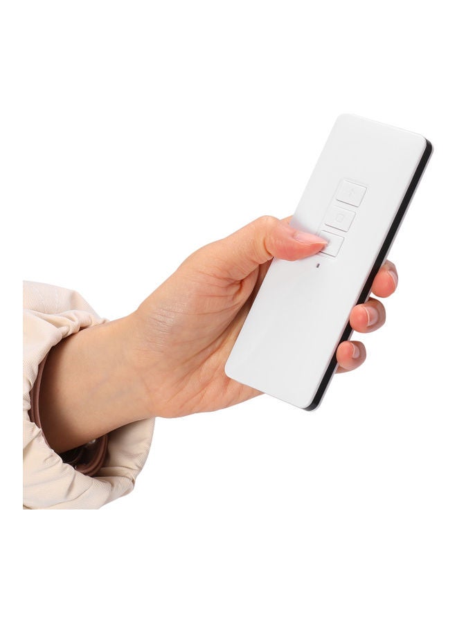 Generic - Portable Curtain Motor Remote-Control 14838-1 White - Image 1