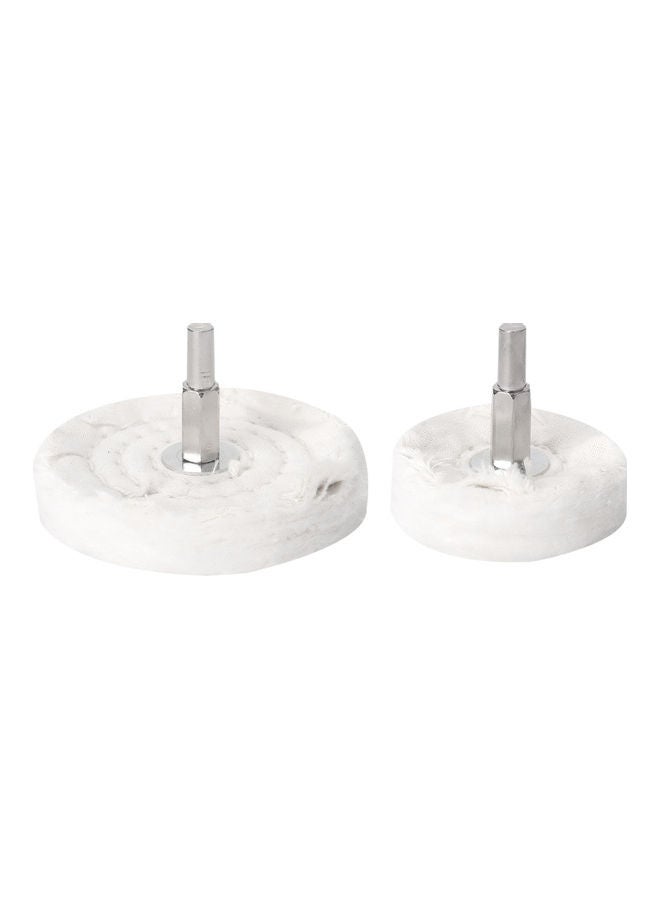Generic 6-Piece Cloth Polishing Wheel Grinding Head White  - Image 2
