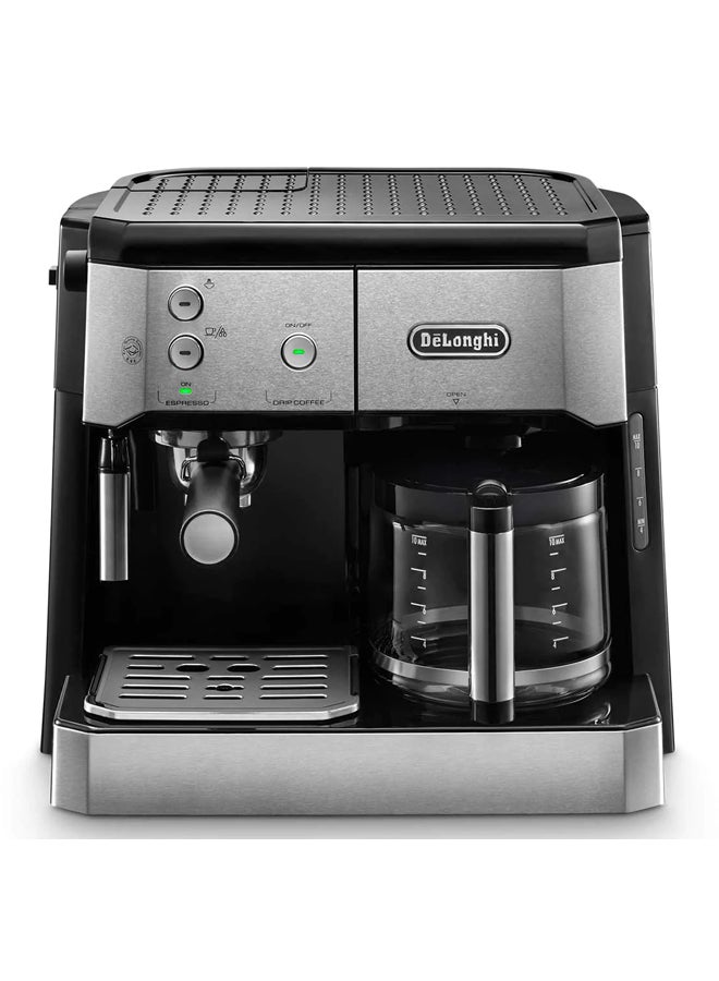 De'Longhi - Dual Function Drip And Espresso Coffee Machine 1750.0 W BCO421.S Black - Image 1