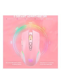 onikuma 2.4GHz Wireless Optical Gaming Mouse with RGB Light  - Image 5
