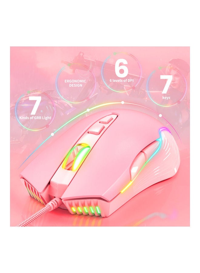 onikuma - USB Wired Optical Gaming Mouse with RGB LED Light - Image 1