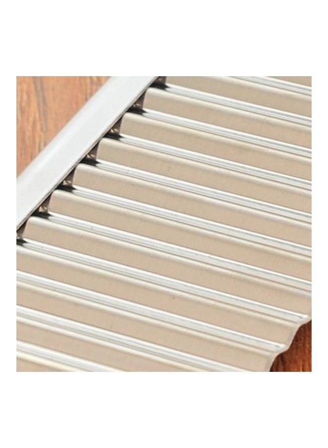 Stainless Steel Crinkle Wavy Slicer Silver/Black  - Image 4