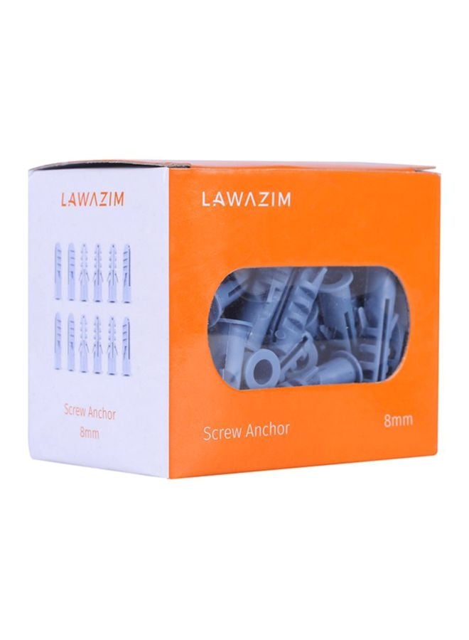 LAWAZIM - Screw Anchor Box Blue 8mm - Image 1