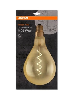 Osram 1906 Vintage Big Grape Filament Bulb Yellow  - Image 4