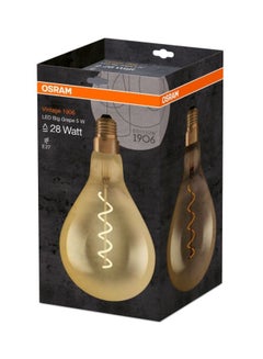 Osram 1906 Vintage Big Grape Filament Bulb Yellow  - Image 5