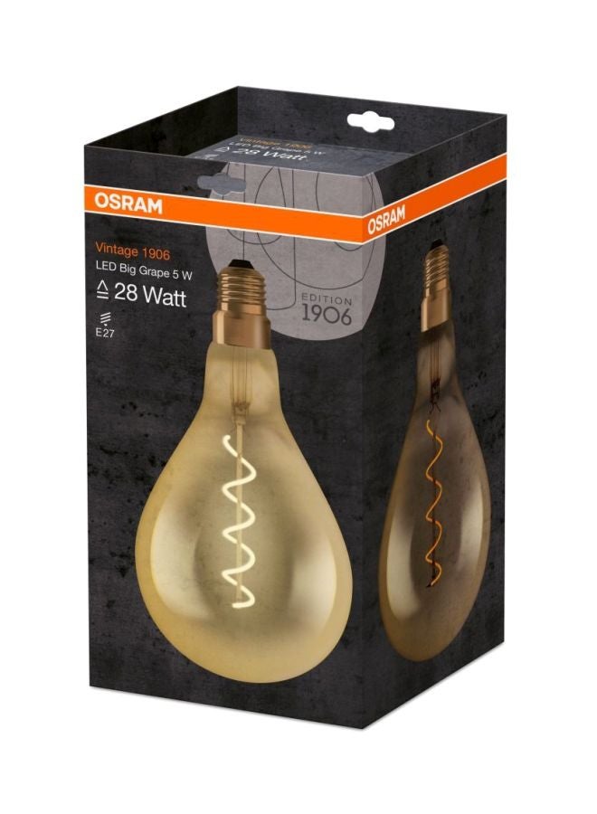 OSRAM 1906 Vintage Big Grape Filament Bulb Yellow - Image 5