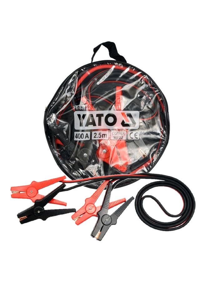 Yato Jump Starter Wires Red/Black/Grey 29cm - Image 3