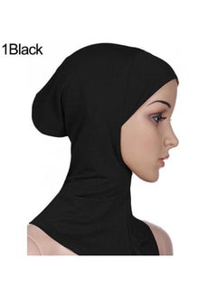 Generic Full Cover Inner Hijab Cap Black 