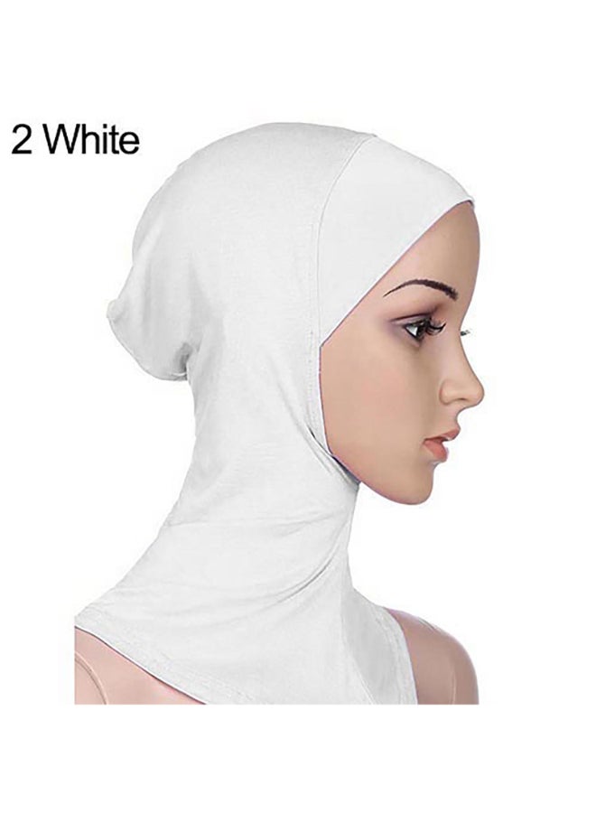 Generic - Full Cover Inner Hijab Cap White - Image 1