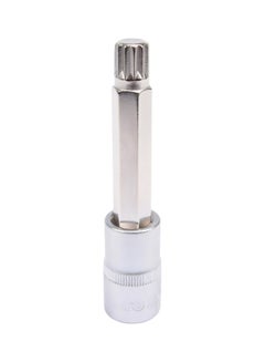 Yato Socket Bit 1/2-Inch Spline M12 L=100mm YT-04354 Silver  - Image 1