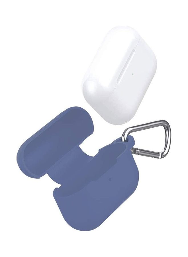 أي سي إس غطاء حماية واق مُزود بمشبك لسماعات أبل آيربودز برو أزرق - Image 1