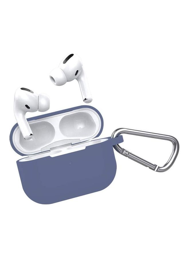 أي سي إس غطاء حماية واق مُزود بمشبك لسماعات أبل آيربودز برو أزرق - Image 2