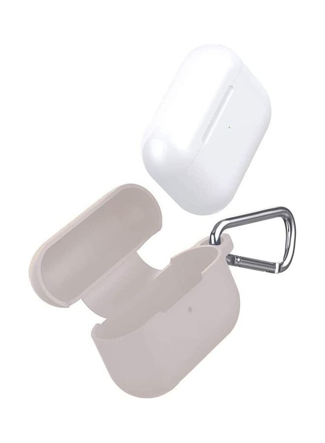 أي سي إس غطاء حماية واق مُزود بمشبك لسماعات أبل آيربودز برو رمادي - Image 1